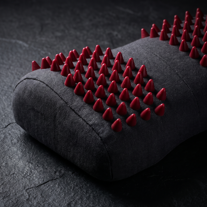 Acupressure Mat and Pillow Set Yoga Spike Mat Body Massage Cushion Foot Massager for Muscle Relaxation Recovery Home Fitness Pilates Use