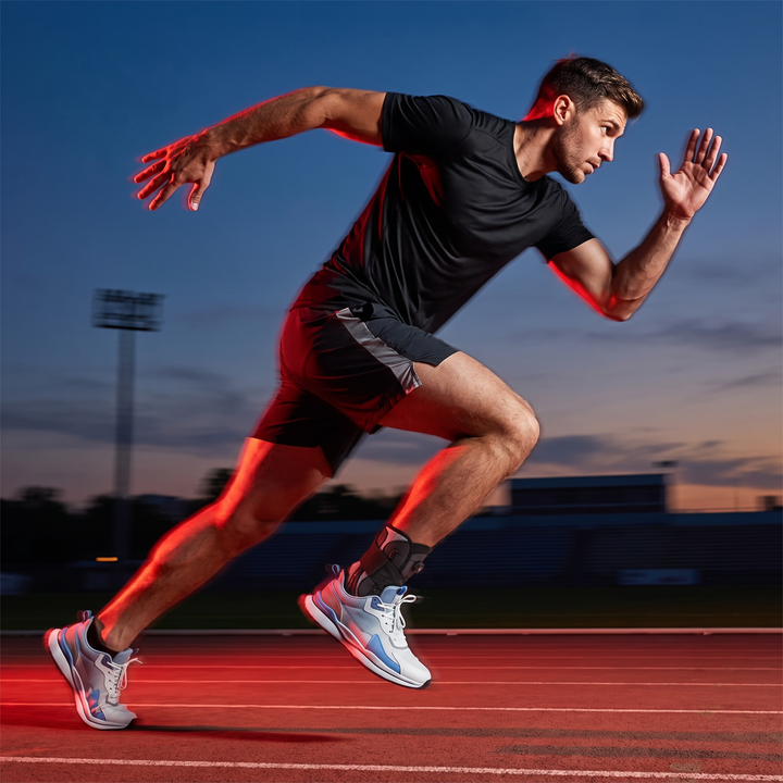 Adjustable Ankle Brace Ankle Support Stabilizer Slim Fit Sprained Ankle Brace for Men Women Compression Ankle Support for Sports Fitness Recovery