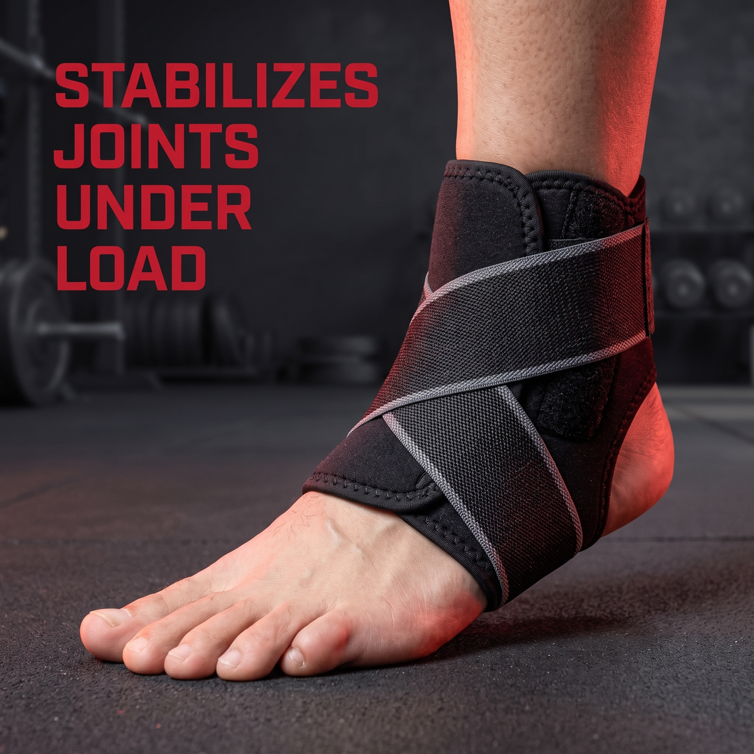Adjustable Ankle Brace Ankle Support Wrap for Men and Women Sports Training Injury Rehabilitation Arthritis Foot Stabiliser Recovery Strap