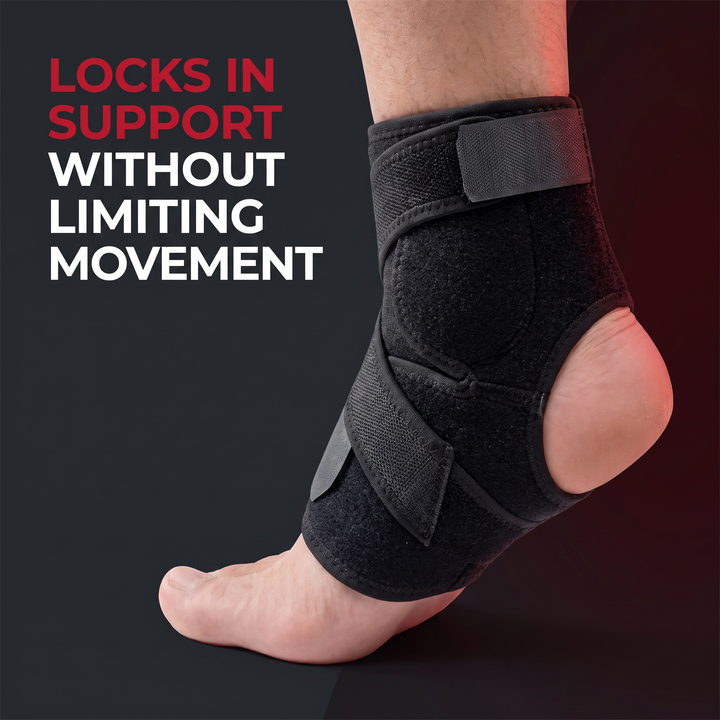 Adjustable Ankle Brace Ankle Support Wrap for Men and Women Sports Training Injury Rehabilitation Arthritis Foot Stabiliser Recovery Strap