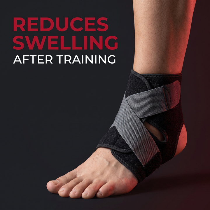Adjustable Ankle Brace Ankle Support Wrap for Men and Women Sports Training Injury Rehabilitation Arthritis Foot Stabiliser Recovery Strap