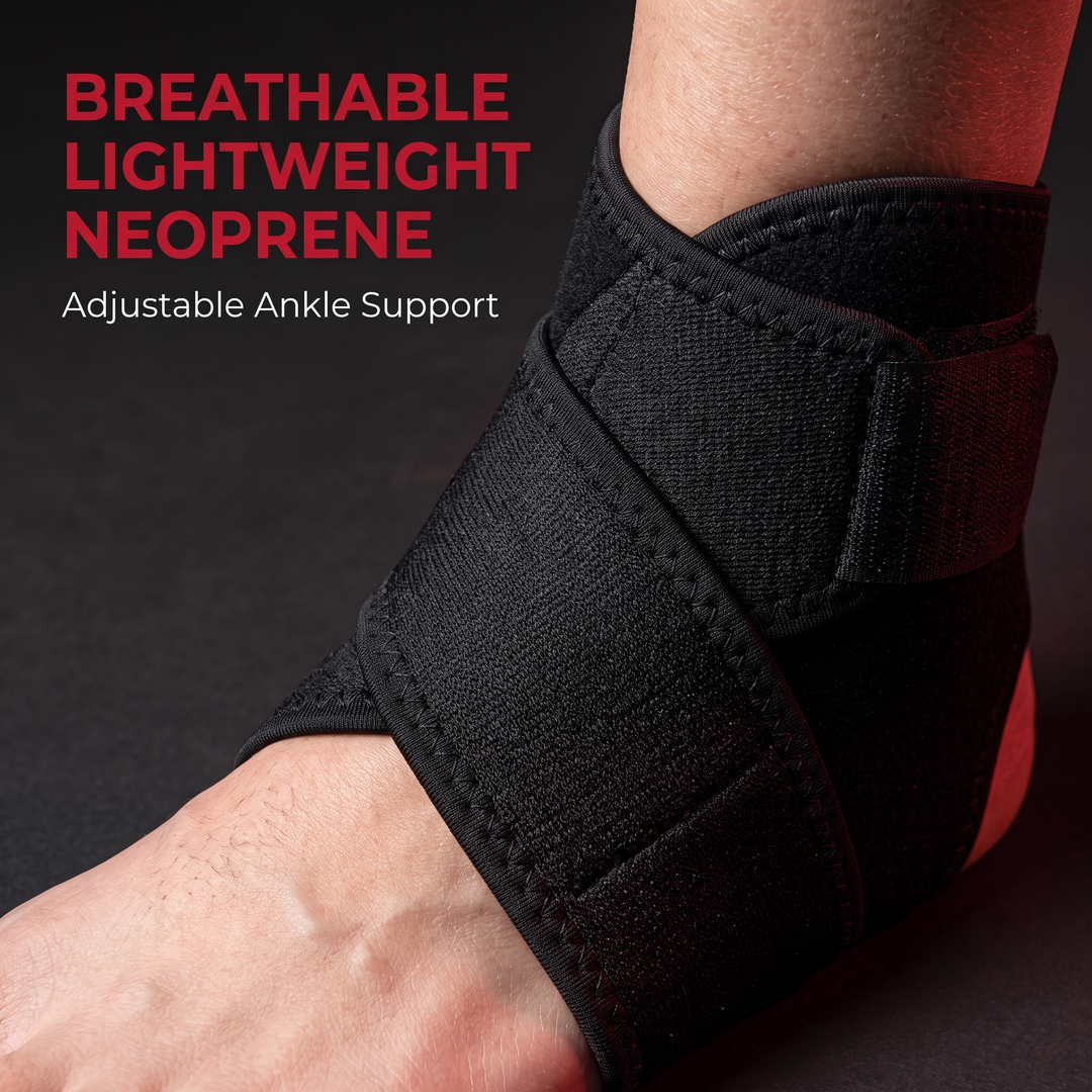 Adjustable Ankle Brace Ankle Support Wrap for Men and Women Sports Training Injury Rehabilitation Arthritis Foot Stabiliser Recovery Strap