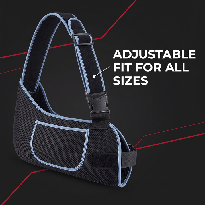 Adjustable Arm Support Sling Forearm Fixation Strap Breathable Shoulder Immobiliser for Kids Adults Comfort Daily Wear Recovery