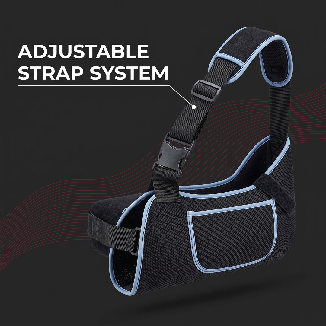 Adjustable Arm Support Sling Forearm Fixation Strap Breathable Shoulder Immobiliser for Kids Adults Comfort Daily Wear Recovery