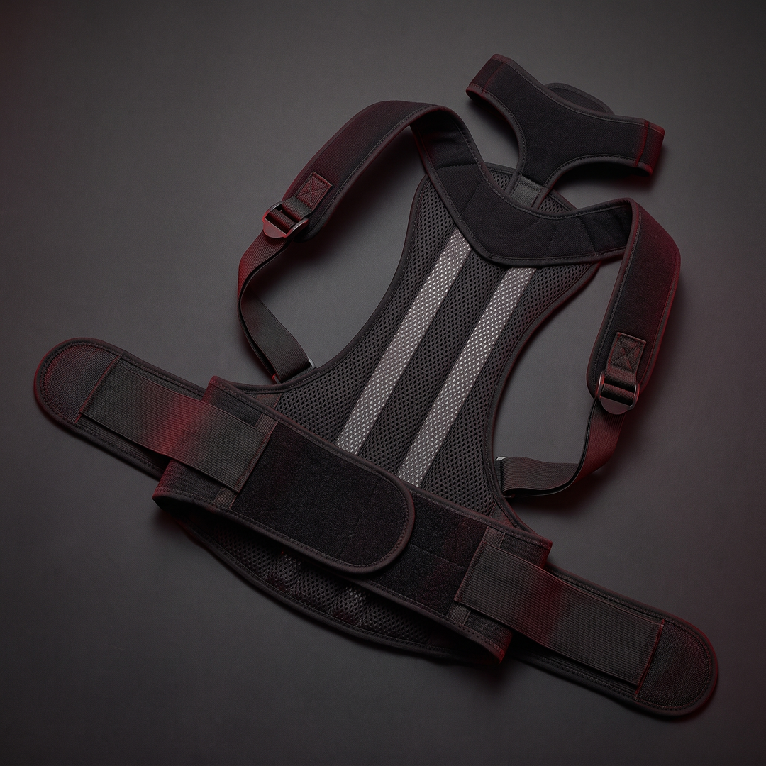 Adjustable Back Support Brace Posture Corrector Vest Lumbar Belt Shoulder Spine Strap Neck Trainer Rehabilitation Equipment for Home Gym Daily Use
