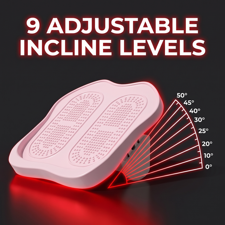 Adjustable Calf Stretching Board 9 Level Slant Board Ankle Mobility Stretcher Non-Slip Incline Board for Tight Calves Home Gym Physiotherapy Recovery