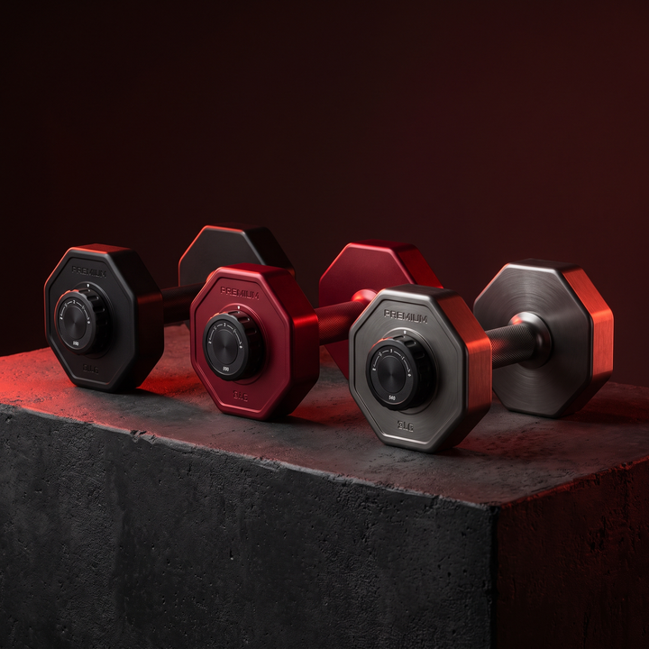 Adjustable Dumbbell Set 40KG Decagonal Quick-Change Weight Dumbbells Home Gym Strength Training Free Weights Fitness Workout Equipment