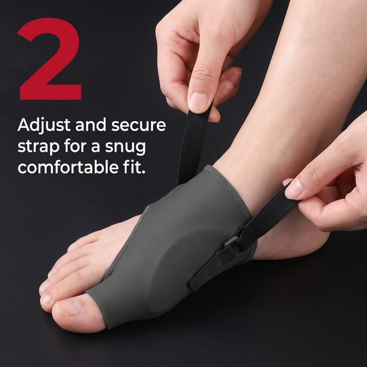 Adjustable Elastic Bunion Corrector Toe Separator Big Toe Straightener Hallux Valgus Support Soft Padded Splint Brace Pair for Daily Wear Foot Alignment