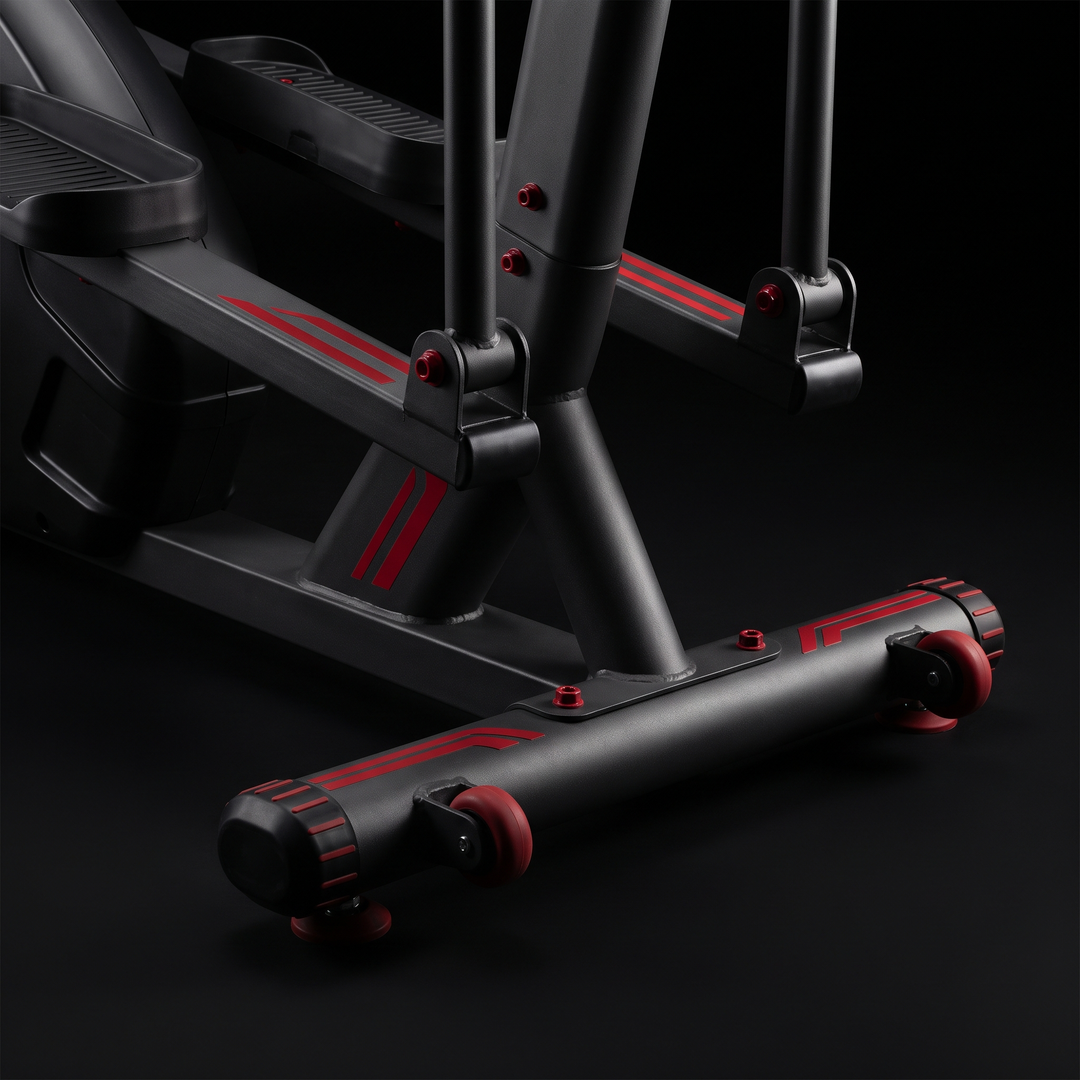 Adjustable Elliptical Training Machine Home Gym Magnetic Drive Quiet Elliptical Cross Trainer Compact Cardio Workout Machine for Home Fitness Strength Recovery