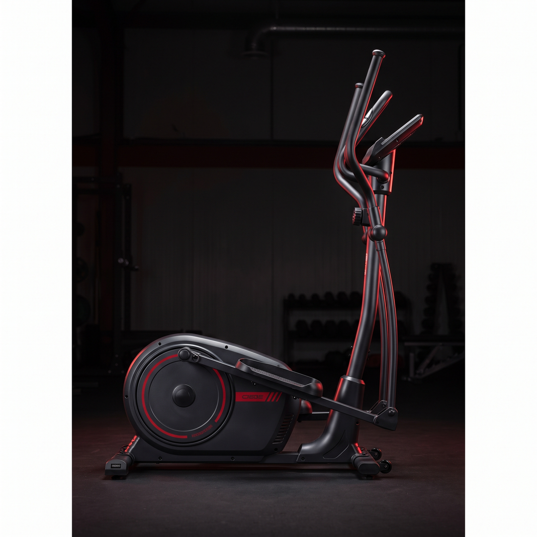 Adjustable Elliptical Training Machine Home Gym Magnetic Drive Quiet Elliptical Cross Trainer Compact Cardio Workout Machine for Home Fitness Strength Recovery