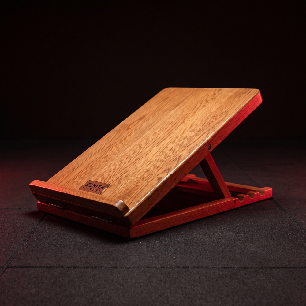 Adjustable Foldable Wooden Incline Board Calf Stretcher Ankle Stretch Board Home Gym Yoga Pilates Balance Training Rehabilitation Stretching Equipment