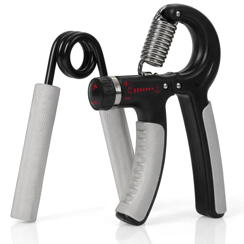 Adjustable Hand Grip Strengthener Forearm Finger Trainer Resistance Exercise Tool Rehabilitation Strength Home Gym Workout