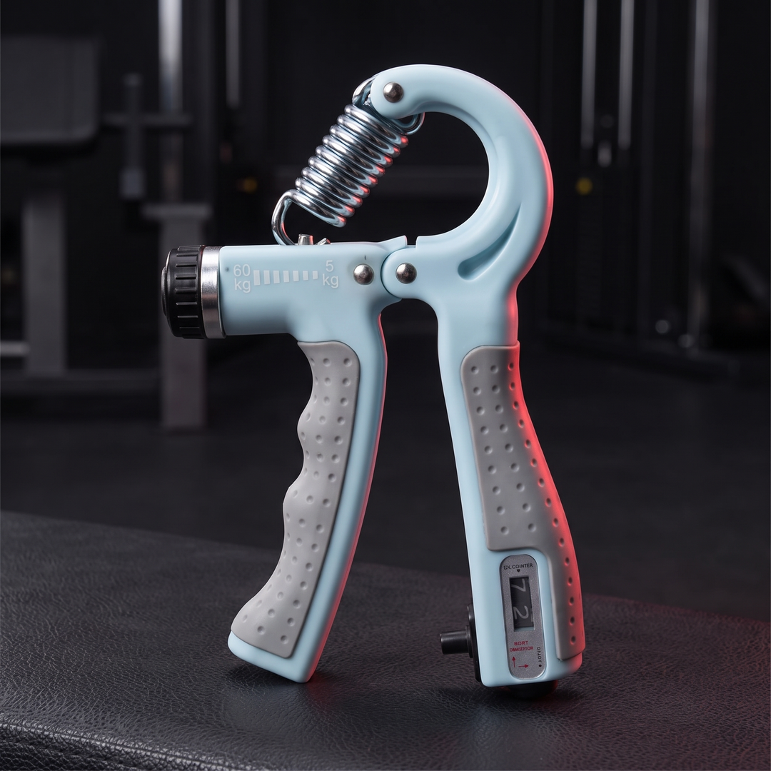 Adjustable Hand Grip Strengthener Forearm Finger Trainer Resistance Exercise Tool Rehabilitation Strength Home Gym Workout