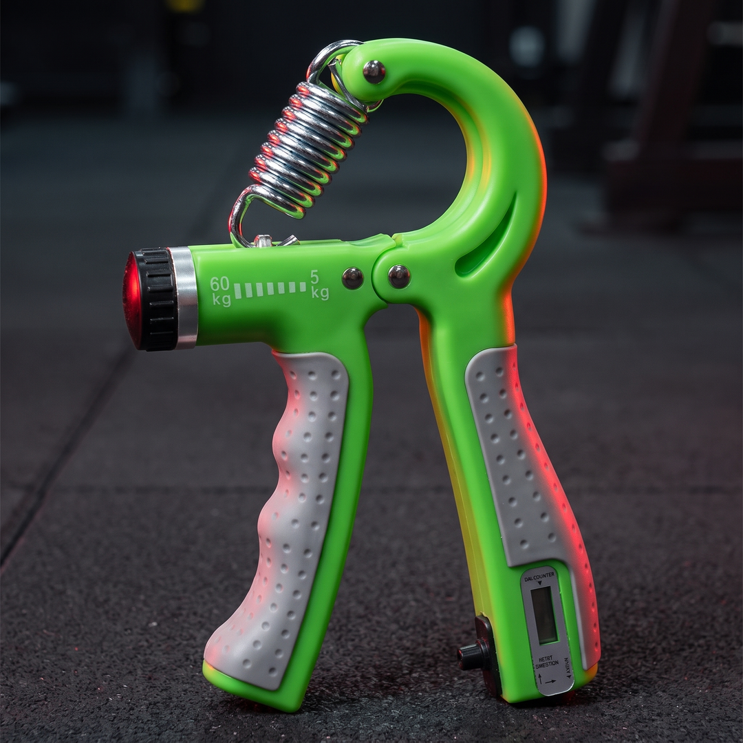Adjustable Hand Grip Strengthener Forearm Finger Trainer Resistance Exercise Tool Rehabilitation Strength Home Gym Workout