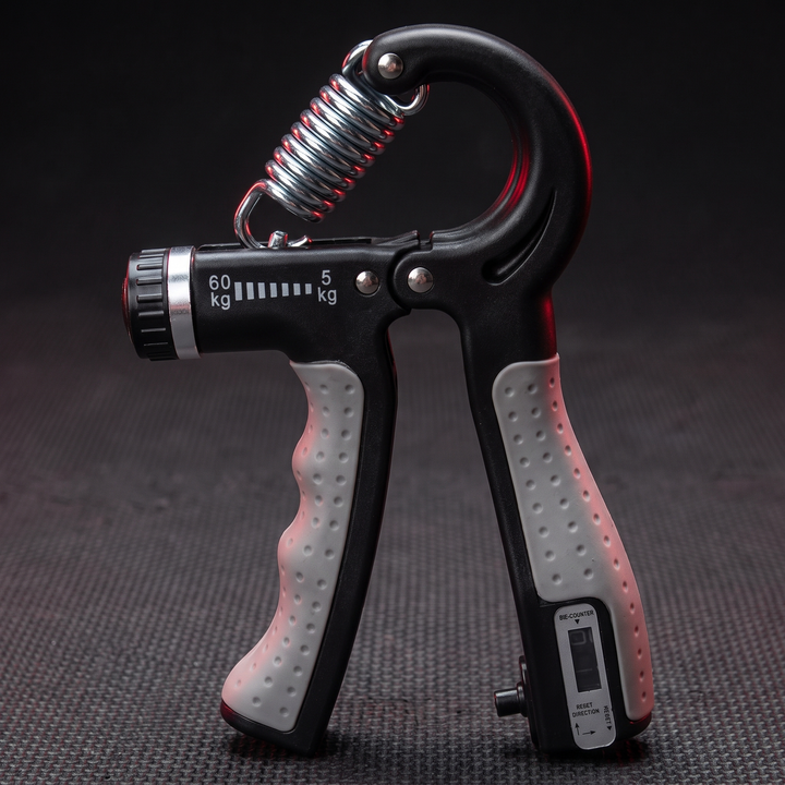 Adjustable Hand Grip Strengthener Forearm Finger Trainer Resistance Exercise Tool Rehabilitation Strength Home Gym Workout