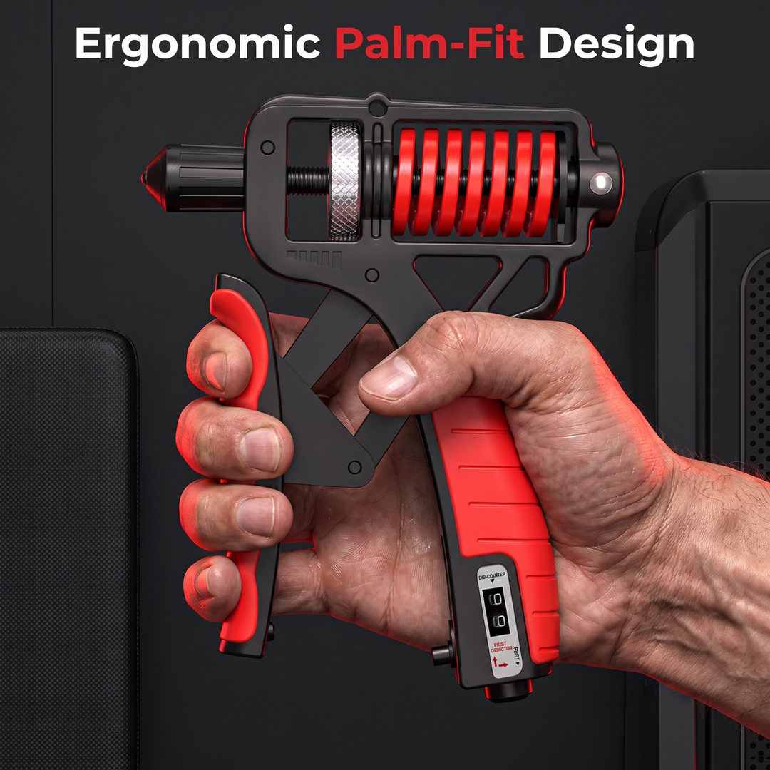 Adjustable Hand Grip Strengthener Wrist Finger Trainer Non-Slip Resistance Hand Exerciser Rehabilitation Strength Training Home Gym Physiotherapy