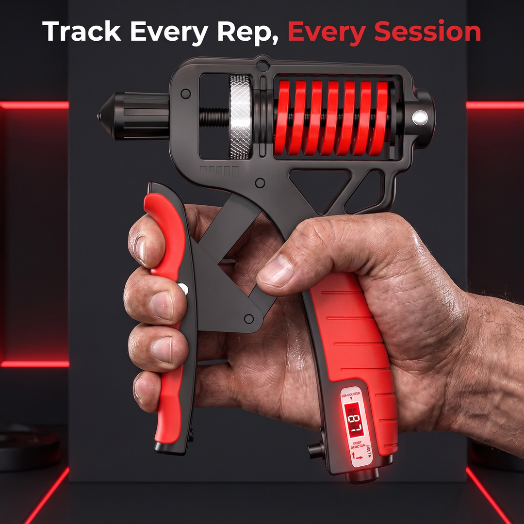 Adjustable Hand Grip Strengthener Wrist Finger Trainer Non-Slip Resistance Hand Exerciser Rehabilitation Strength Training Home Gym Physiotherapy
