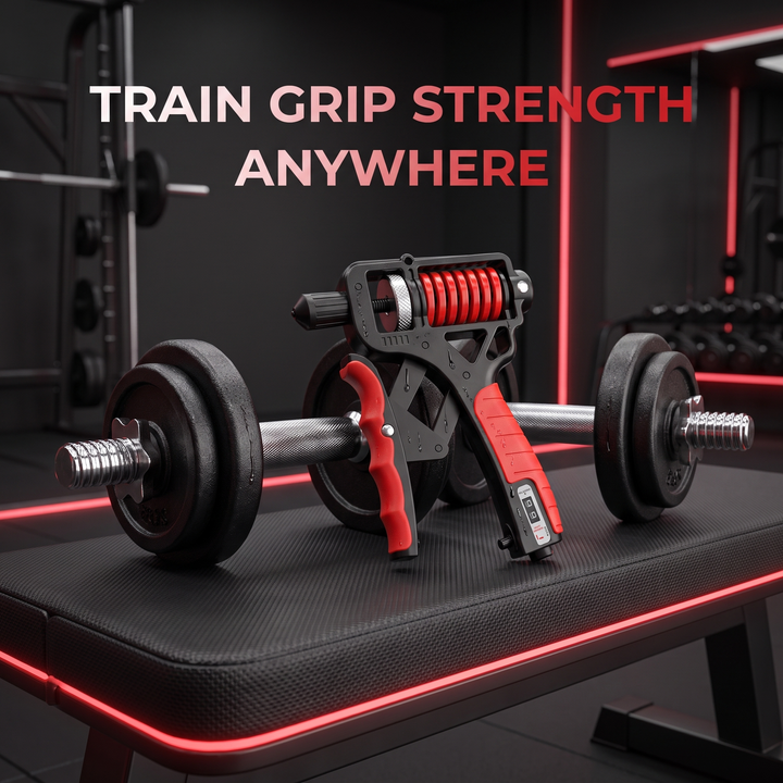 Adjustable Hand Grip Strengthener Wrist Finger Trainer Non-Slip Resistance Hand Exerciser Rehabilitation Strength Training Home Gym Physiotherapy