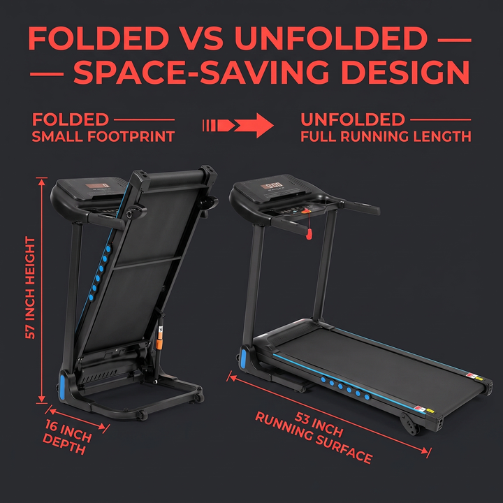 Adjustable Incline Treadmill Auto Foldable 4-in-1 Home Treadmill 350LB Capacity Multi-Layer Belt Walking Running Machine for Home Gym Fitness Training