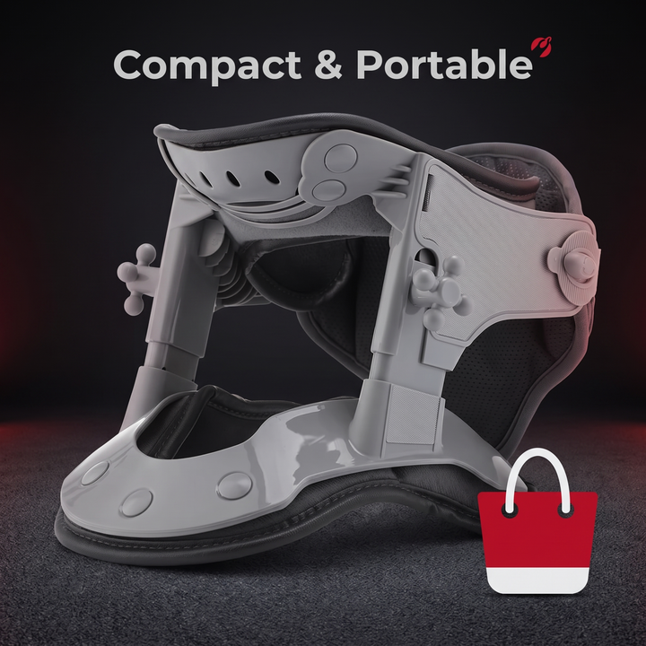 Adjustable Infrared Heating Neck Traction Collar Cervical Support Brace Neck Stretcher for Pain Relief Posture Correction Physiotherapy Recovery Home Use