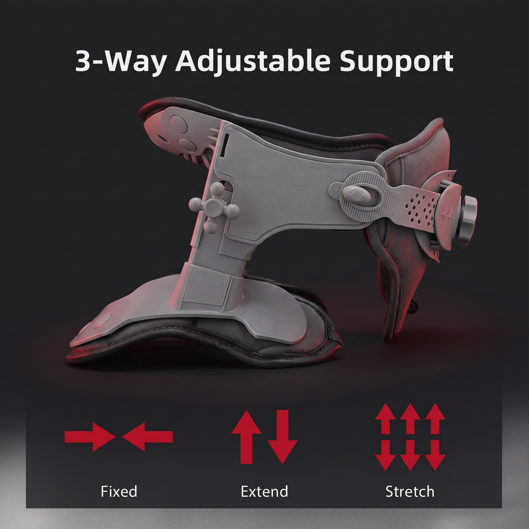 Adjustable Infrared Heating Neck Traction Collar Cervical Support Brace Neck Stretcher for Pain Relief Posture Correction Physiotherapy Recovery Home Use