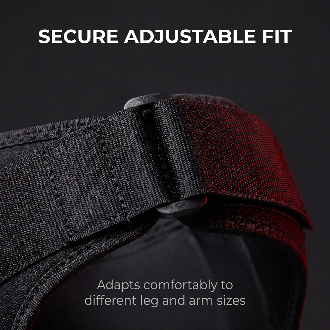 Adjustable Knee Massager with Air Compression Vibration Heat Infrared Therapy for Knee Elbow Shoulder Pain Relief Recovery Home Use