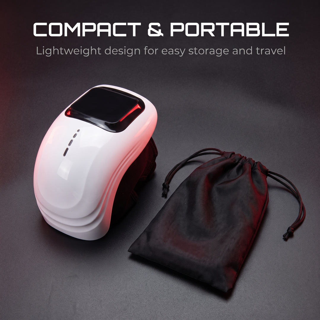 Adjustable Knee Massager with Air Compression Vibration Heat Infrared Therapy for Knee Elbow Shoulder Pain Relief Recovery Home Use