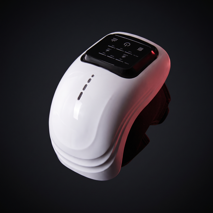 Adjustable Knee Massager with Air Compression Vibration Heat Infrared Therapy for Knee Elbow Shoulder Pain Relief Recovery Home Use