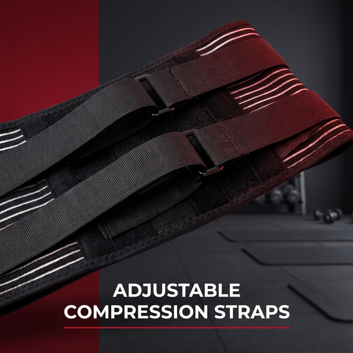 Adjustable Lower Back Brace Lumbar Support Belt with 3D Lumbar Pad for Men and Women Back Pain Relief Sciatica Posture Support