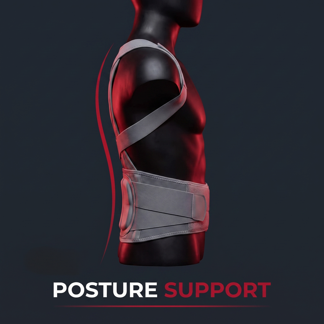 Adjustable Lower Back Brace Lumbar Support Belt with 3D Lumbar Pad for Men and Women Back Pain Relief Sciatica Posture Support
