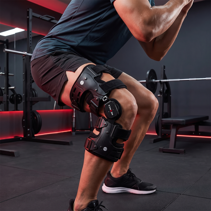 Adjustable OA Unloader Knee Brace Joint Support Patella Stabiliser for ACL Meniscus Injury Pain Relief Rehabilitation Knee Support for Men Women Home Gym