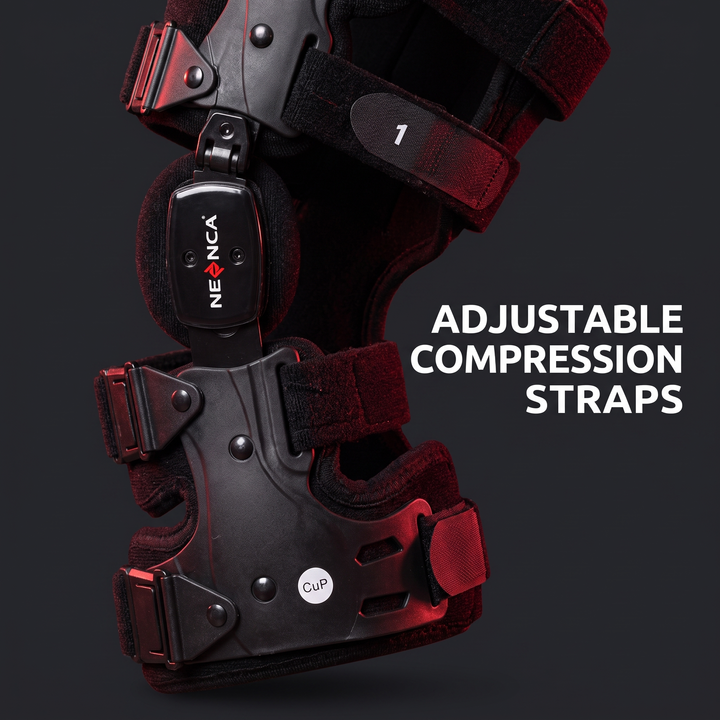 Adjustable OA Unloader Knee Brace Joint Support Patella Stabiliser for ACL Meniscus Injury Pain Relief Rehabilitation Knee Support for Men Women Home Gym