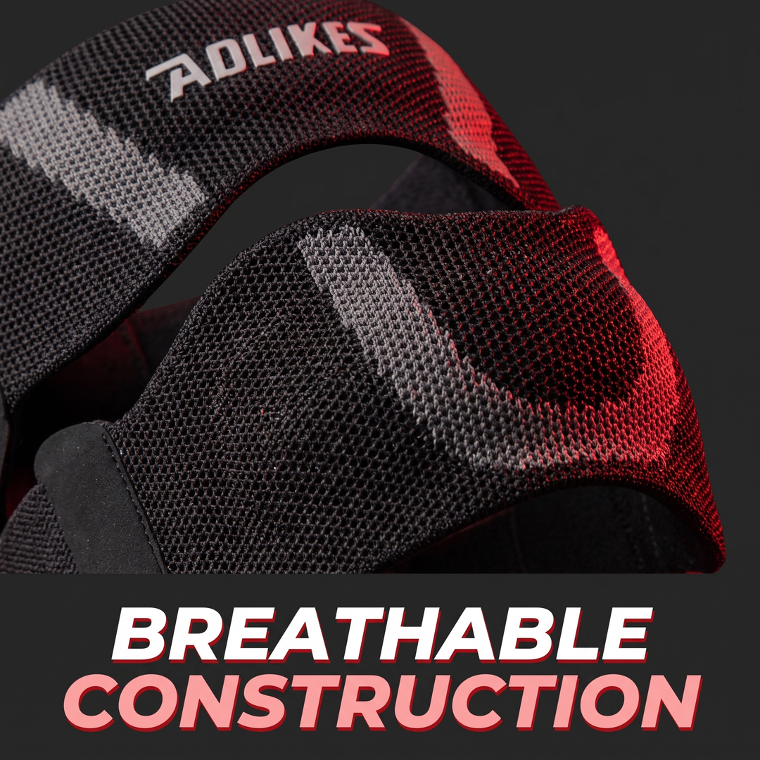 Adjustable Patella Knee Strap with Ergonomic Silicone Pad Patellar Tendon Support Compression Brace Breathable Sports Knee Band for Running Cycling Fitness