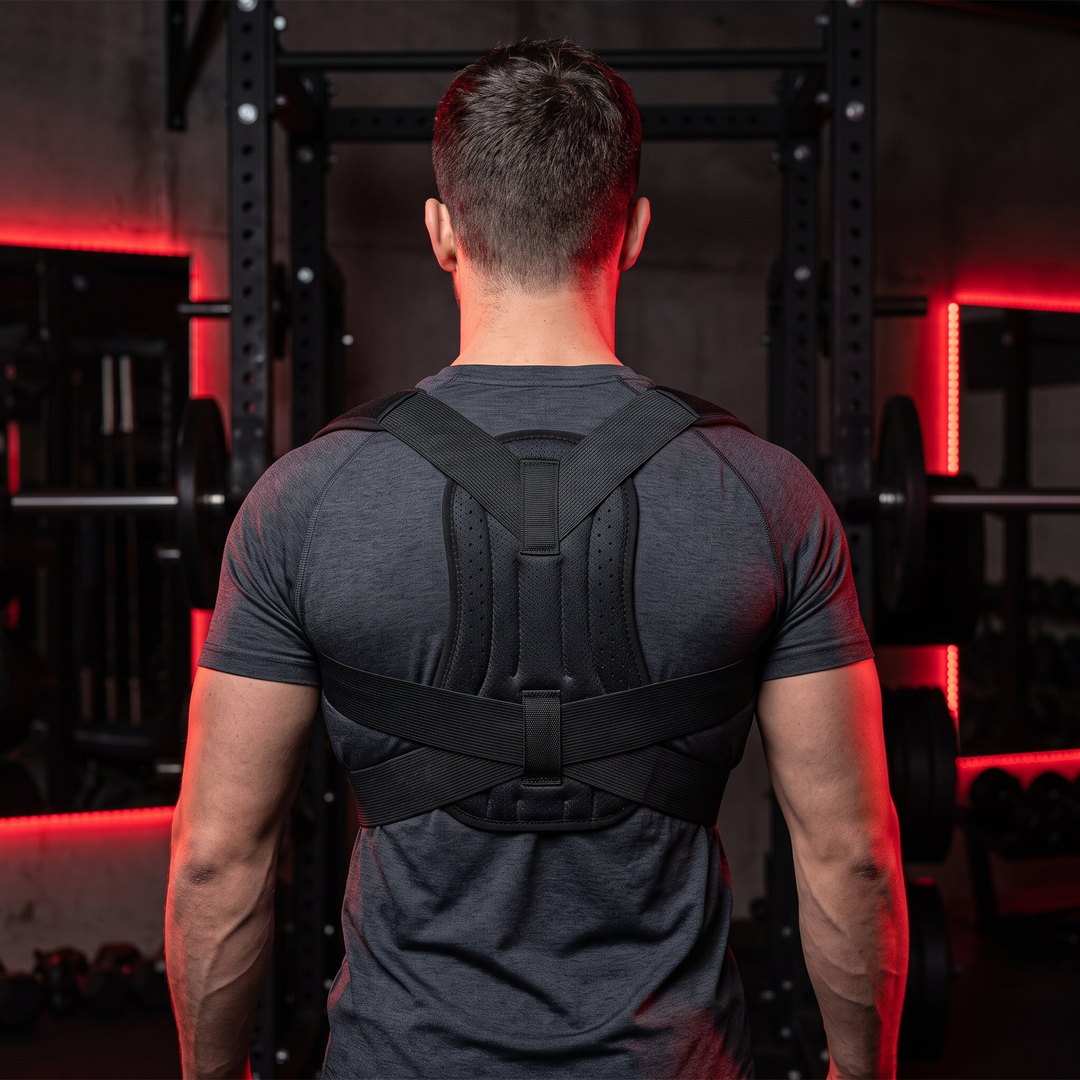 Adjustable Posture Corrector Belt Breathable Back Support Brace Shoulder Neck Alignment Strap for Men Women Home Office Daily Use Posture Training