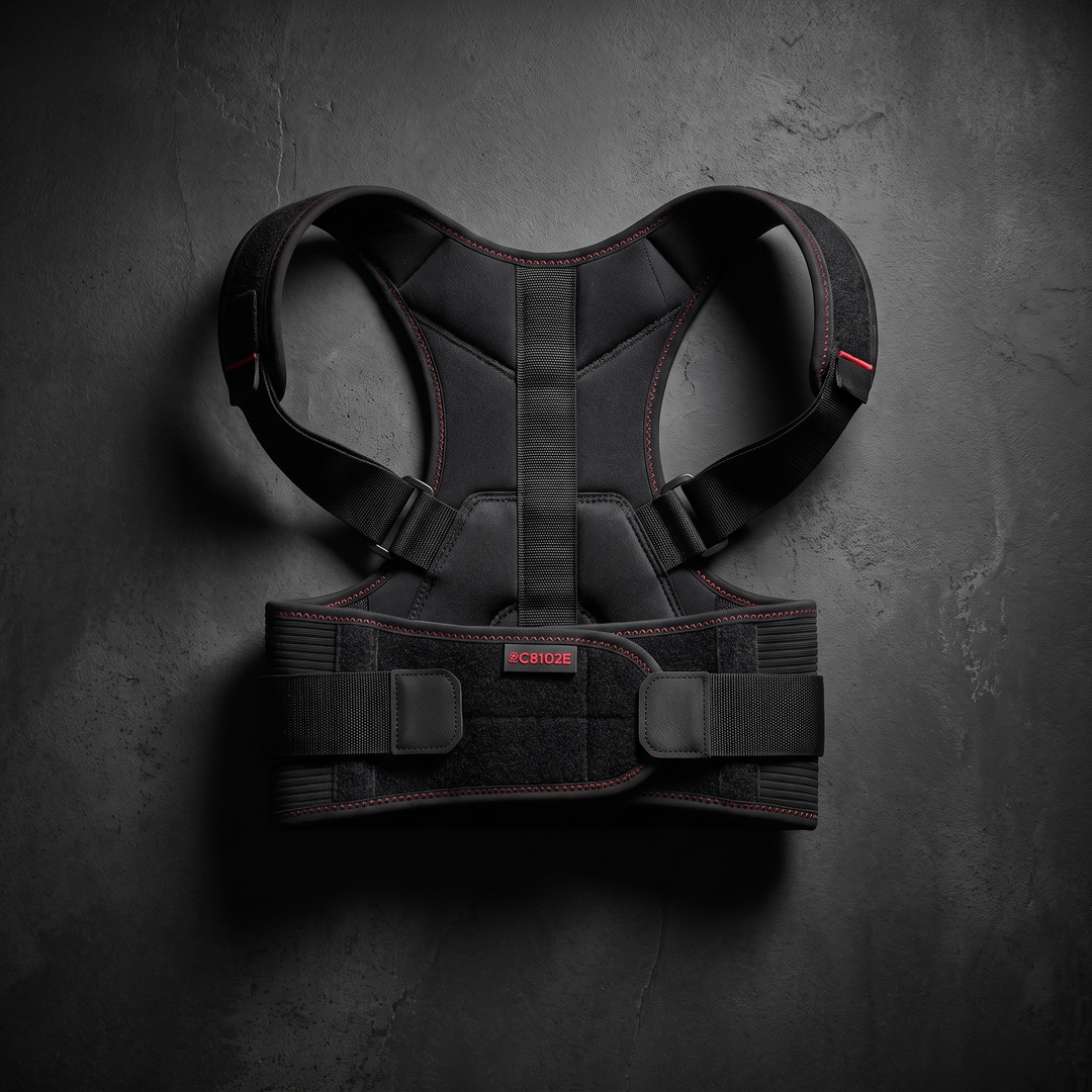 Adjustable Posture Corrector Belt Breathable Back Support Brace Shoulder Neck Alignment Strap for Men Women Home Office Daily Use Posture Training