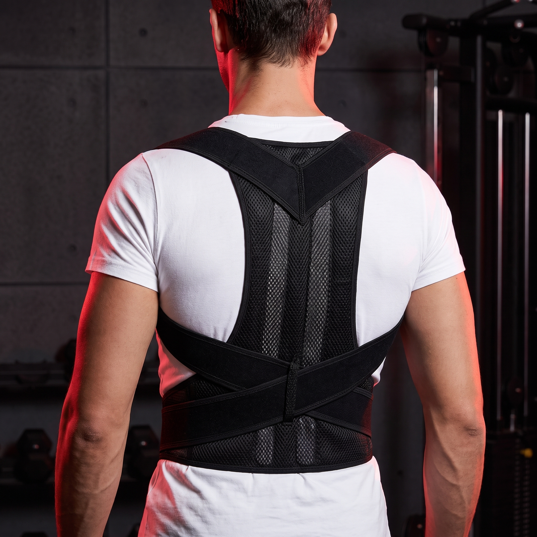Adjustable Posture Corrector Full Back Brace Shoulder Straightener Support Brace for Men and Women Posture Improvement Back Relief Home and Office Use