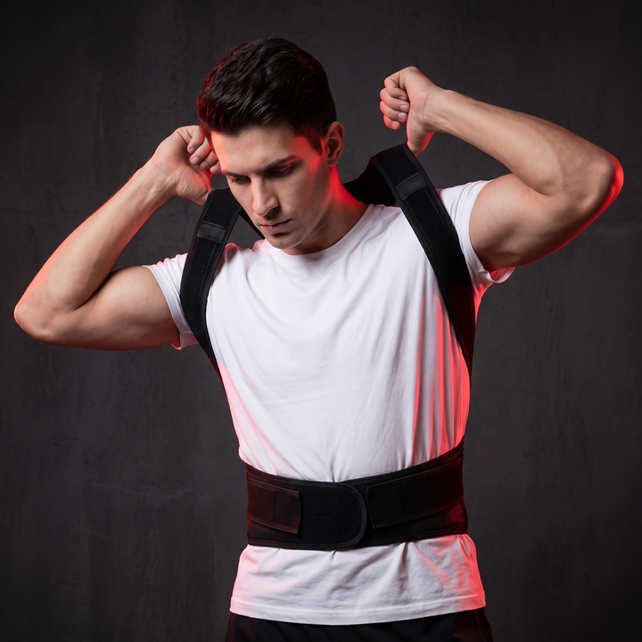 Adjustable Posture Corrector Full Back Brace Shoulder Straightener Support Brace for Men and Women Posture Improvement Back Relief Home and Office Use