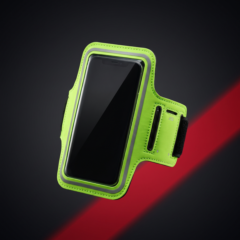 Adjustable Running Armband Phone Holder Universal Arm Strap Sports Mobile Case for Fitness Walking Cycling Suits Phones Up to 7.2 Inches