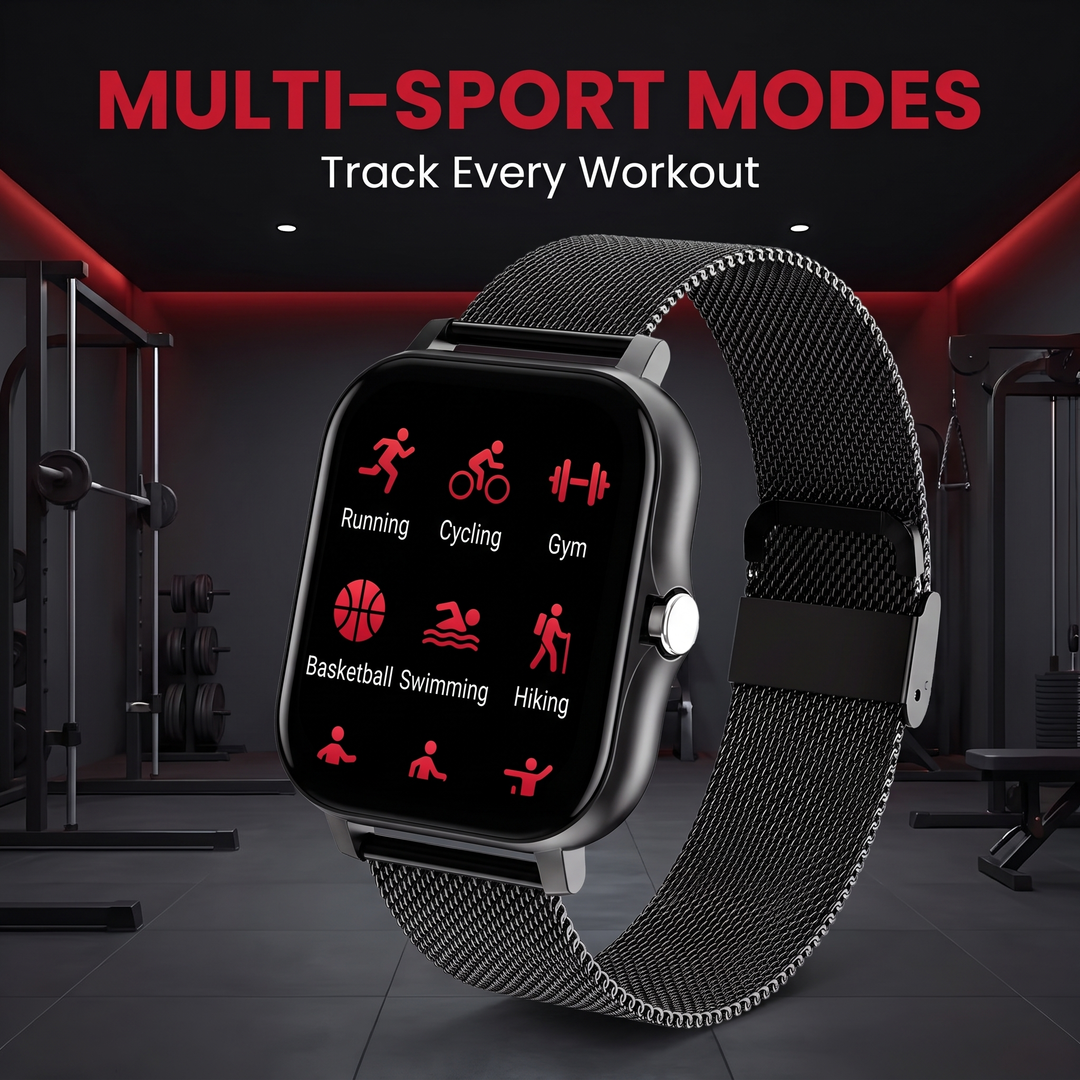 Adjustable Smart Watch Full Touch Screen Fitness Watch with Bluetooth Call Heart Rate Sleep Tracker Sports Smartwatch for Men Women