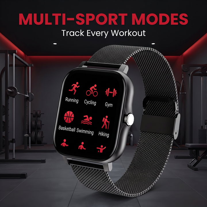 Adjustable Smart Watch Full Touch Screen Fitness Watch with Bluetooth Call Heart Rate Sleep Tracker Sports Smartwatch for Men Women