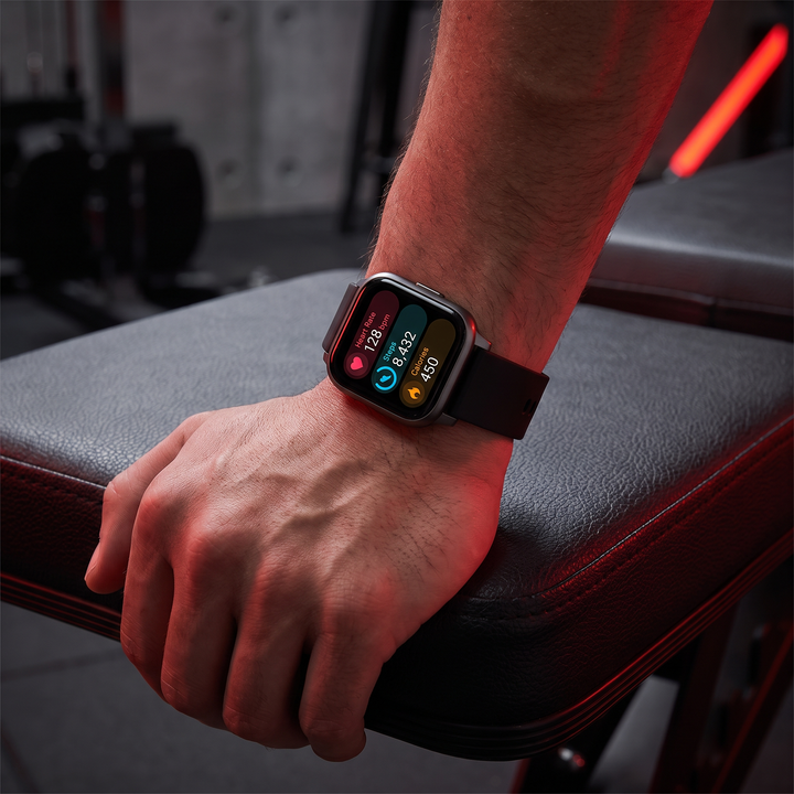 Adjustable Smart Watch with Bluetooth Call Heart Rate Blood Pressure Monitor Sport Fitness Tracker Watch for Men Women Daily Activity Tracking