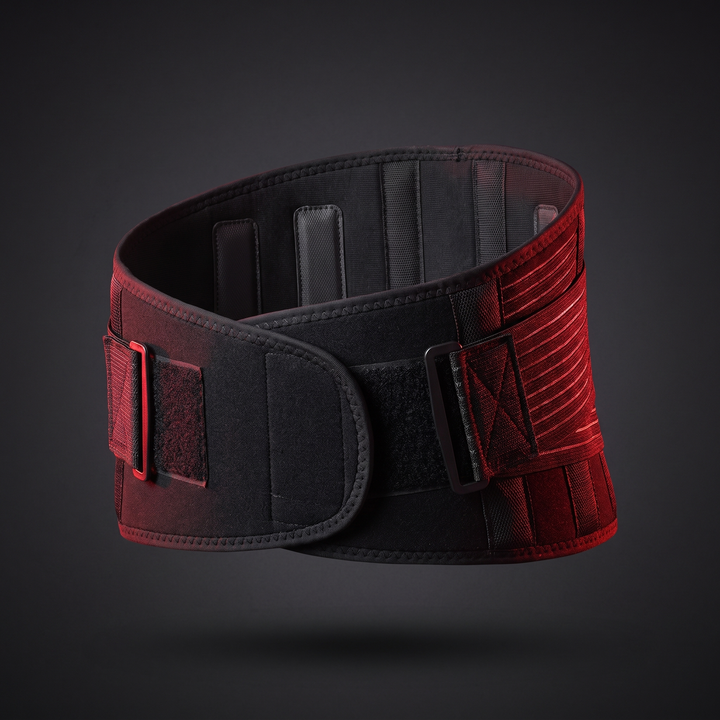 Adjustable Thermal Magnetic Lumbar Support Belt Lower Back Brace Self-Heating Waist Strap with Magnets for Men and Women Back Support