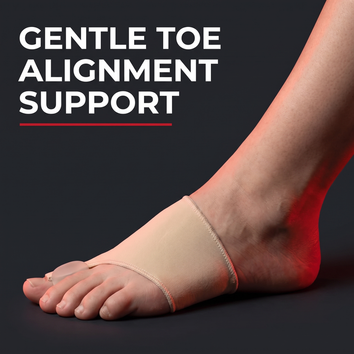 Adjustable Toe Separator Bunion Corrector Hallux Valgus Straightener Orthotic Foot Alignment Corrector Pedicure Sock Toe Spacer for Men Women Daily Use