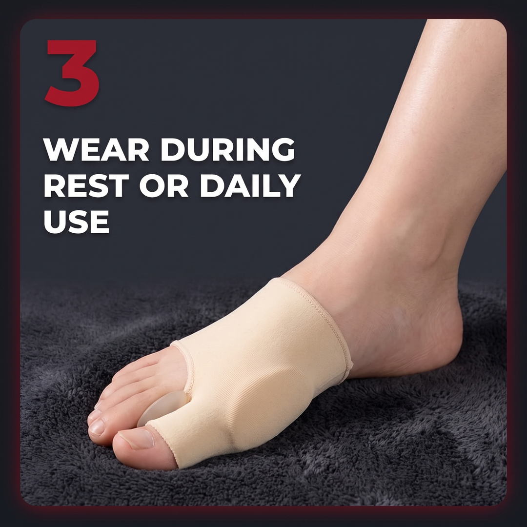 Adjustable Toe Separator Bunion Corrector Hallux Valgus Straightener Orthotic Foot Alignment Corrector Pedicure Sock Toe Spacer for Men Women Daily Use