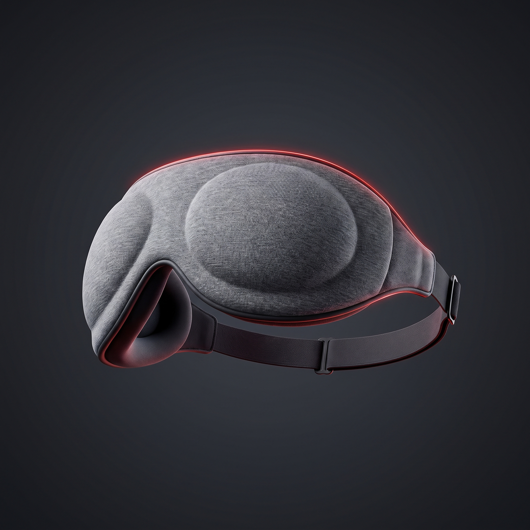 Bluetooth Sleep Mask with Built-In HD Speakers Wireless 3D Eye Mask Headphones for Sleep Music Relaxation Travel Light Blocking Comfortable Sleep Aid