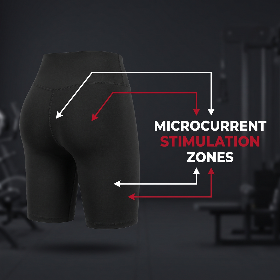 EMS Muscle Stimulation Shorts Microcurrent Leg Toning Pants Intelligent Glute Trainer Recovery Leggings for Home Gym Fitness Rehabilitation