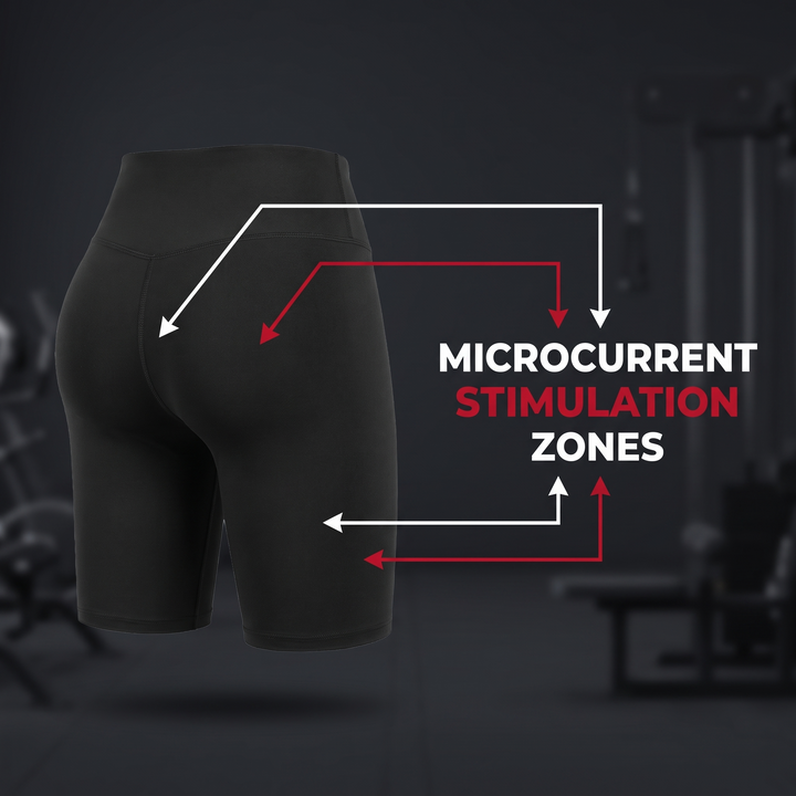 EMS Muscle Stimulation Shorts Microcurrent Leg Toning Pants Intelligent Glute Trainer Recovery Leggings for Home Gym Fitness Rehabilitation