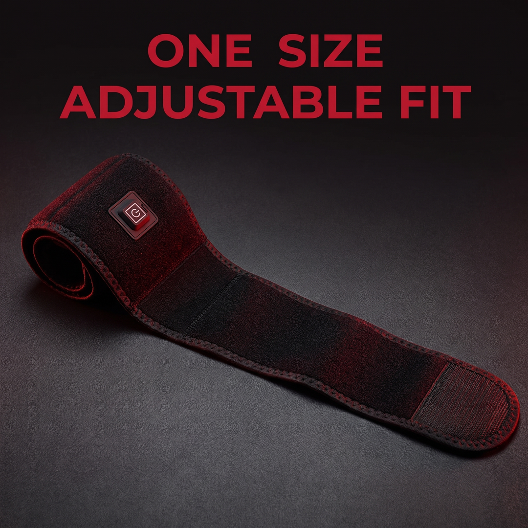 Electric Heated Knee Wrap USB Powered Knee Heating Pad Adjustable Warming Strap Joint Support Brace for Home Recovery Daily Use