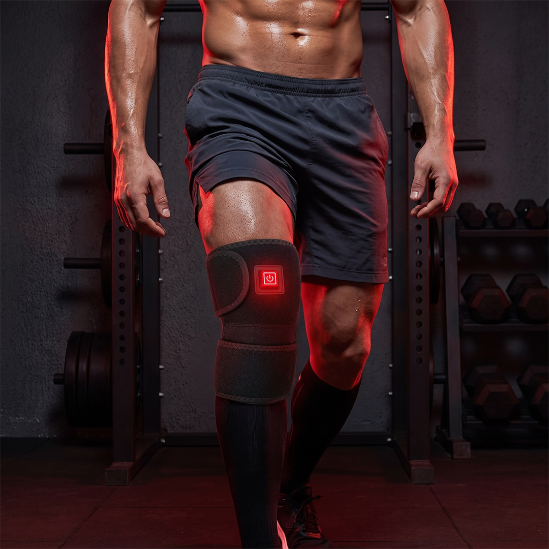 Electric Heated Knee Wrap USB Powered Knee Heating Pad Adjustable Warming Strap Joint Support Brace for Home Recovery Daily Use
