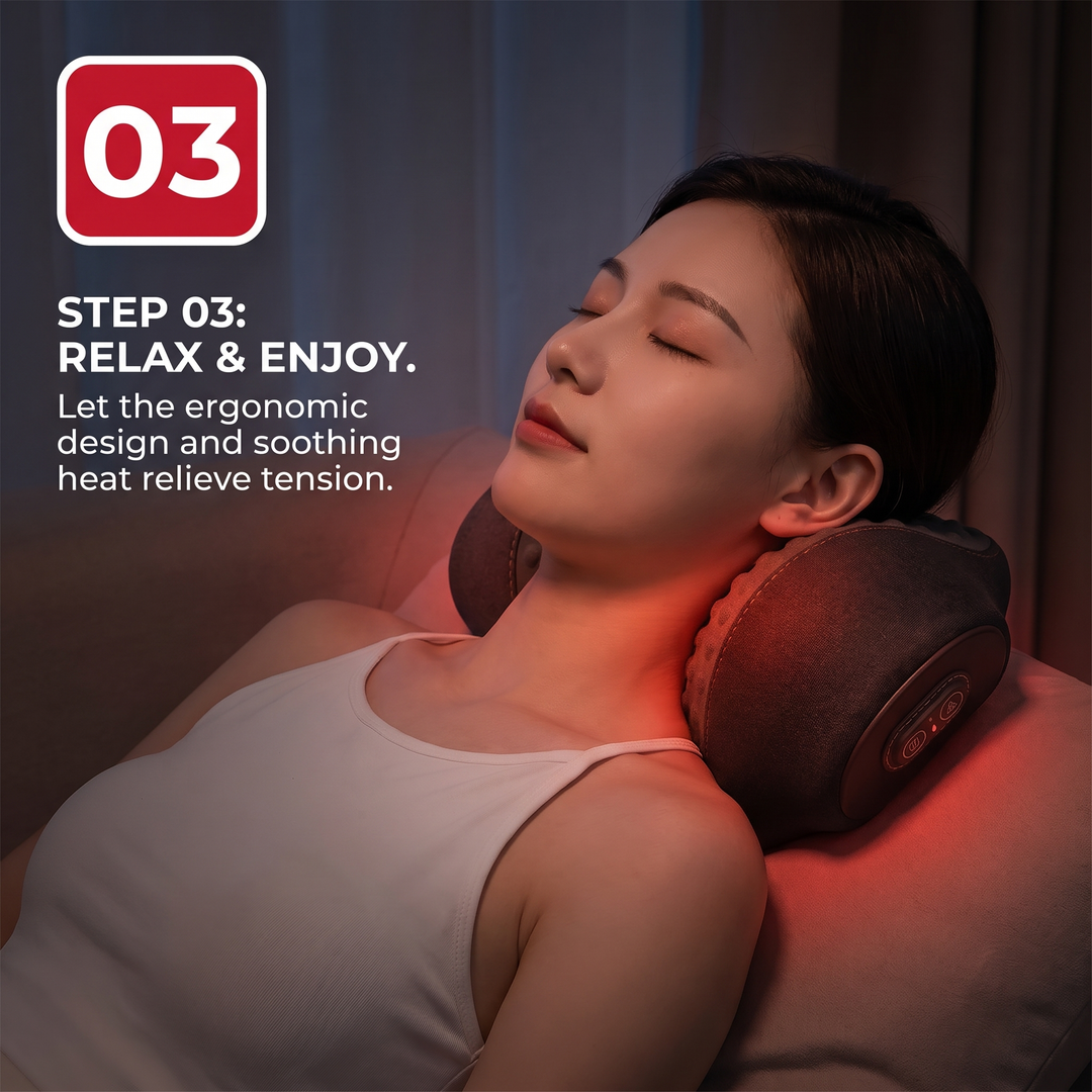 Electric Neck Massager Pillow Cervical Traction Support Pillow with Heat Vibration Massage Orthopedic Neck Stretcher for Back Pain Relief Home Use